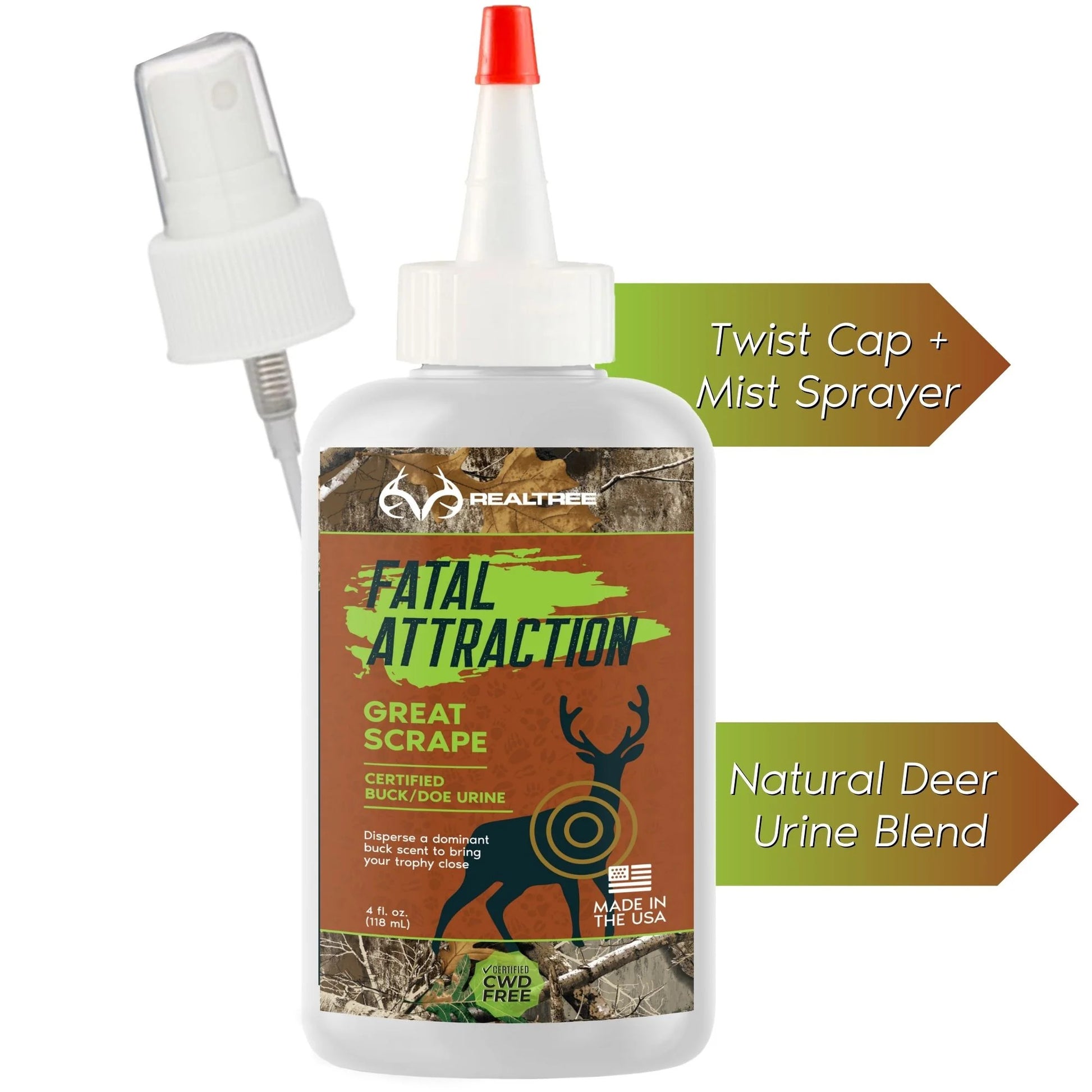 Realtree Zone Protects Fatal Attraction Deer Attractant Great Scrape - Realtree EDGE