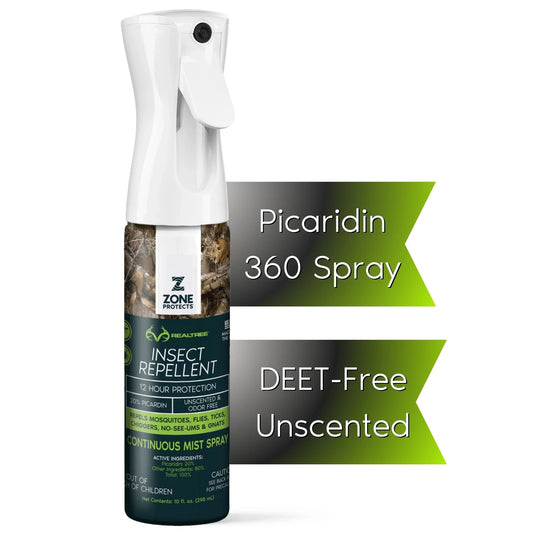 Realtree Zone Protects Picaridin Insect Repellent 10oz Mistosol Spray - Realtree EDGE