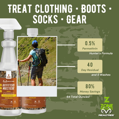Realtree Zone Protects Permethrin Spray, 32 oz - Realtree EDGE