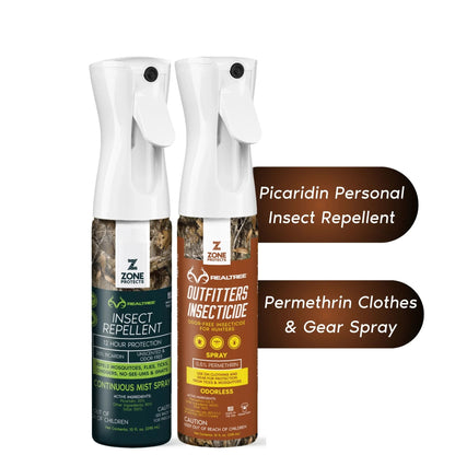 Realtree Zone Protects Complete Insect Control; Repellent Plus Insecticide - Realtree EDGE