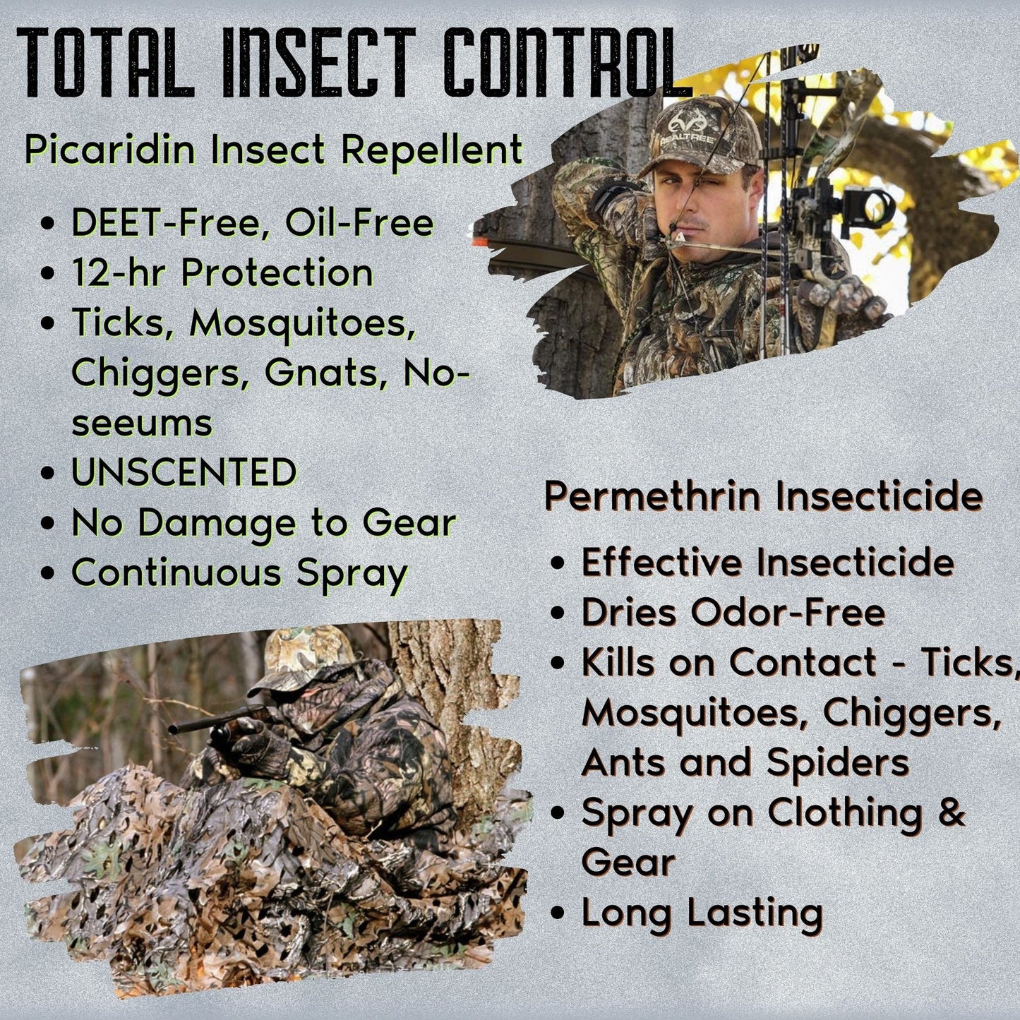 Realtree Zone Protects Complete Insect Control; Repellent Plus Insecticide - Realtree EDGE