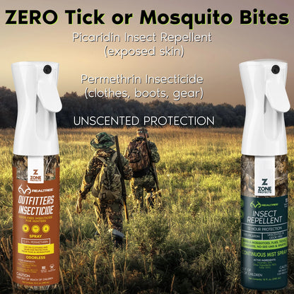 Realtree Zone Protects Complete Insect Control; Repellent Plus Insecticide - Realtree EDGE