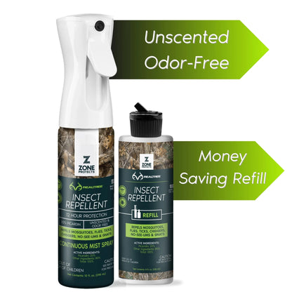 Realtree Zone Protects Insect Repellent Zone 10oz Mistosol + Refill - Realtree EDGE