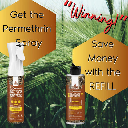 Realtree Zone Protects Permethrin Insecticide Spray Bundle, Mistosol + Refill - Realtree EDGE