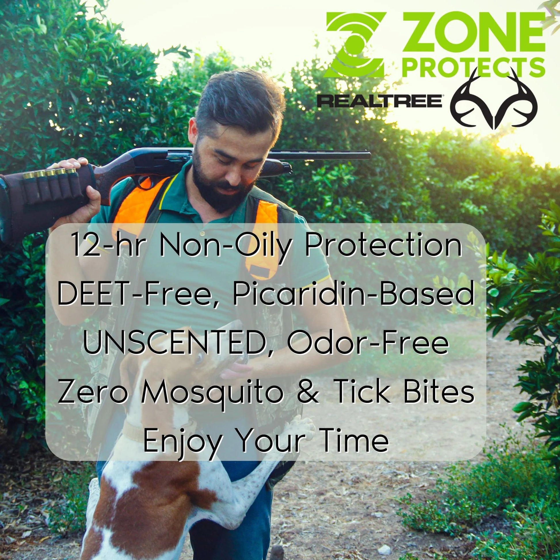 Realtree Zone Protects Insect Repellent Twin Pack 4oz + Refill - Realtree EDGE