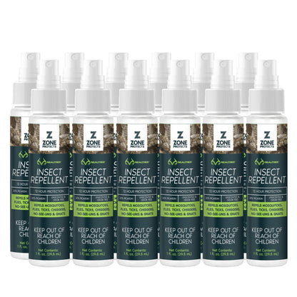 Realtree Zone Protects Unscented Insect Repellent 1 oz Master Case of 12 - Realtree EDGE