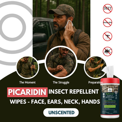 Realtree Zone Protects Unscented Repellent Wipes - Realtree
