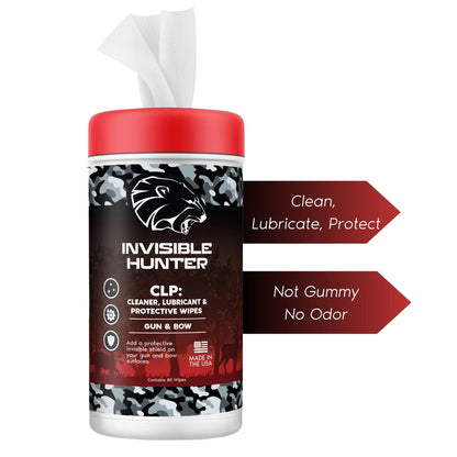 Realtree Zone Protects Invisible Hunter CLP Gun & Bow Cleaner/Lubricant/Protectant Wipes - Realtree