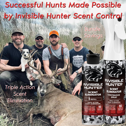 Realtree Zone Protects Invisible Hunter Scent Eliminator Continuous Spray + Refill - Realtree