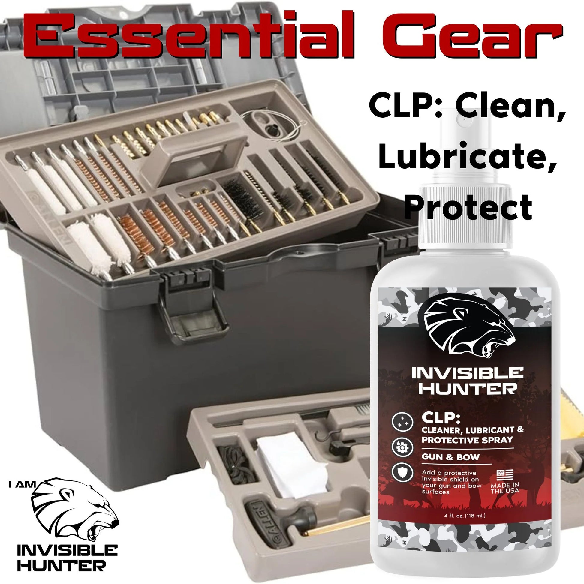 Realtree Zone Protects Invisible Hunter CLP for Gun & Bow 4oz Spray - Realtree