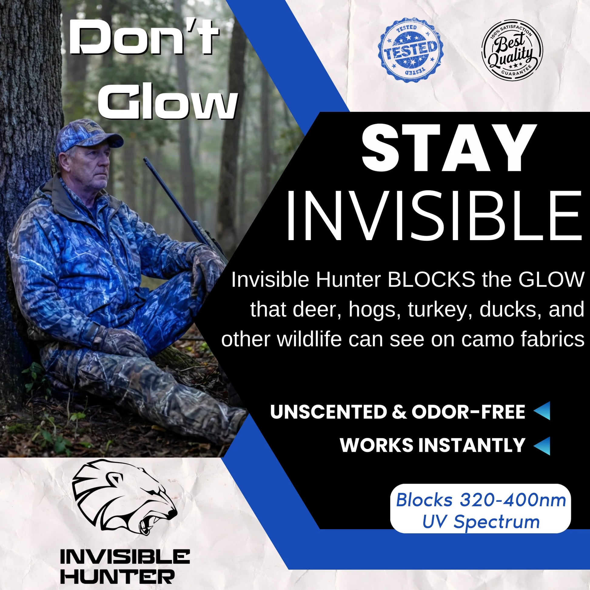 Realtree Zone Protects Invisible Hunter UV Blocker Spray + Refill - Realtree
