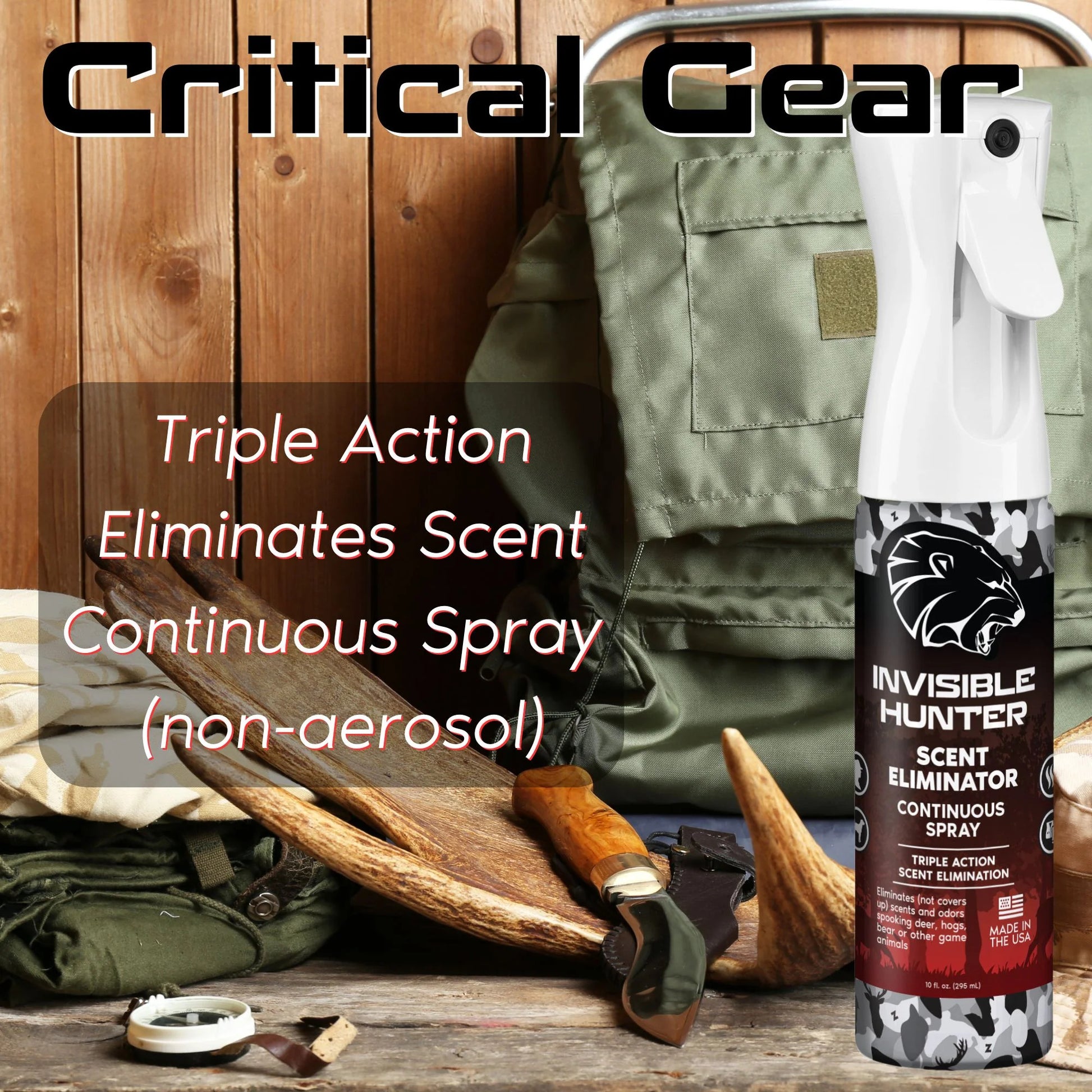 Realtree Zone Protects Invisible Hunter Scent Eliminator Continuous Spray - Realtree EDGE