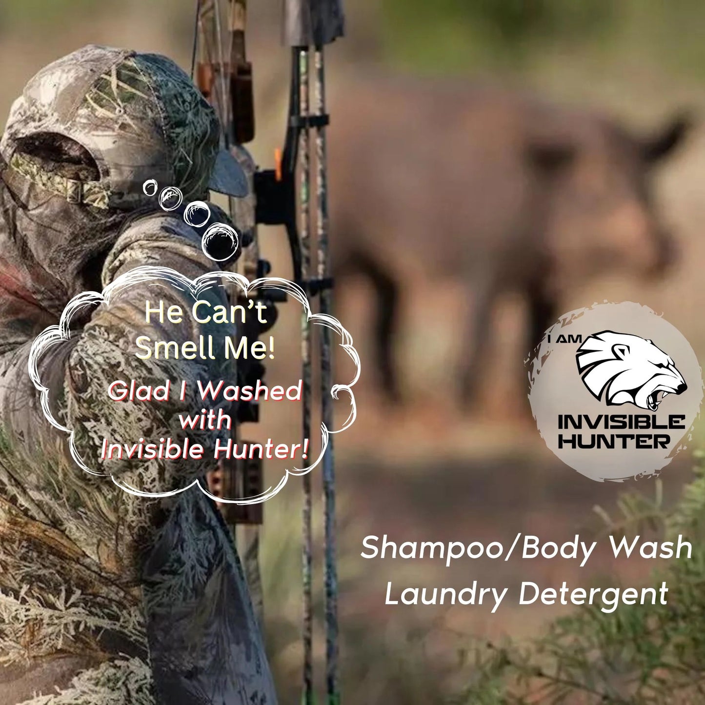 Realtree Zone Protects Invisible Hunter Scent Eliminator Shampoo/Body Wash - Realtree EDGE