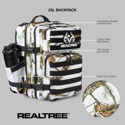 Realtree WOLFpak 25L Camo Backpack - Realtree APX Snow