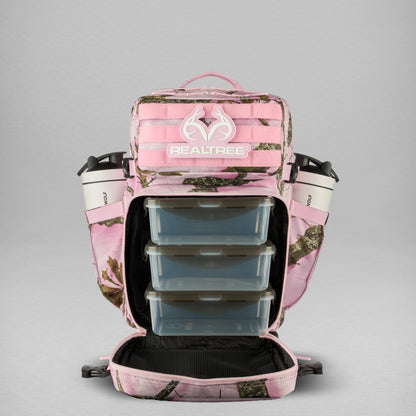 Realtree WOLFpak 35L Meal Prep Management Pink Camo Backpack - Realtree APX Colors
