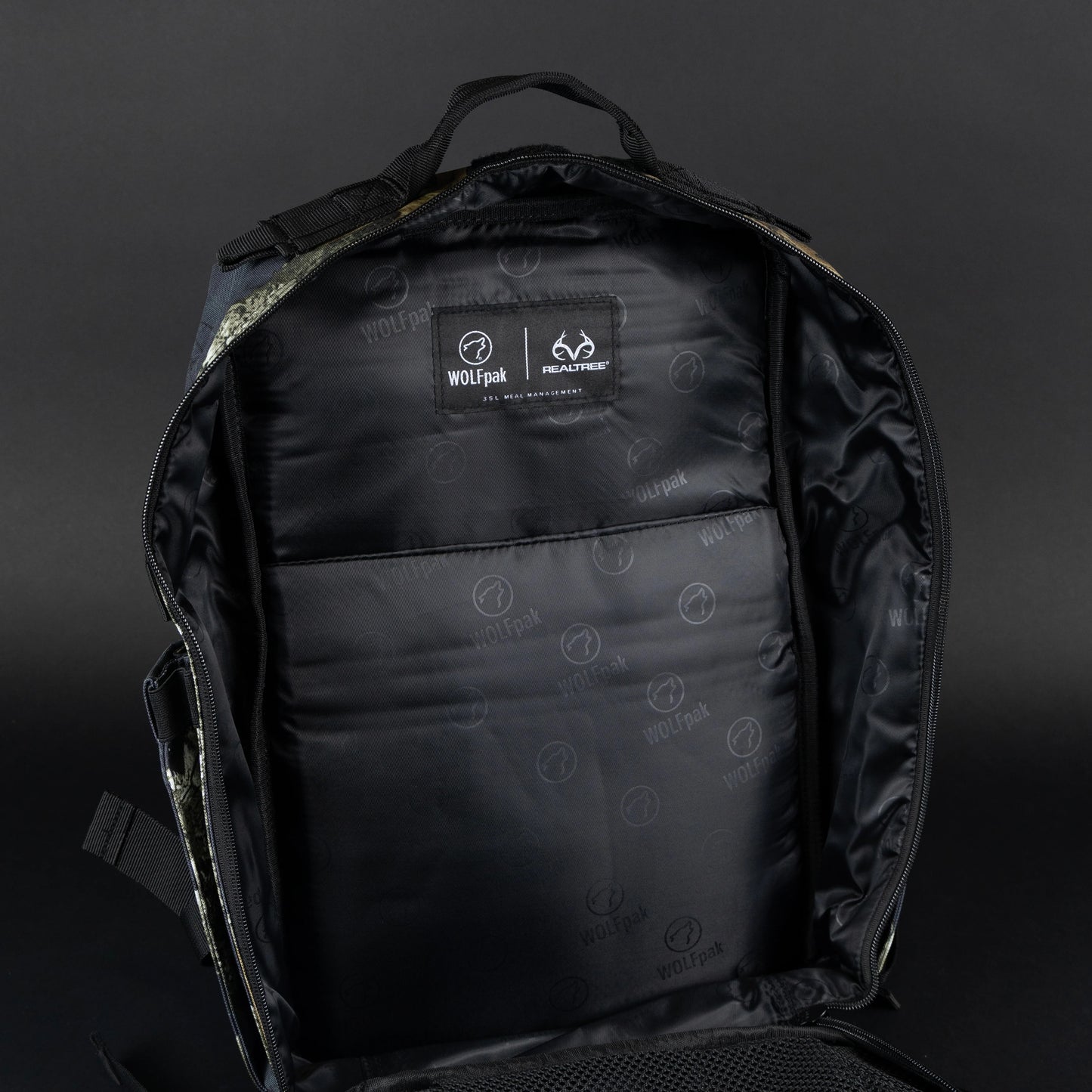 Realtree WOLFpak 35L Meal Prep Management Black Camo Backpack - Realtree EDGE Colors