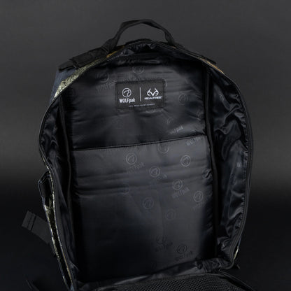 Realtree WOLFpak 35L Meal Prep Management Black Camo Backpack - Realtree EDGE Colors