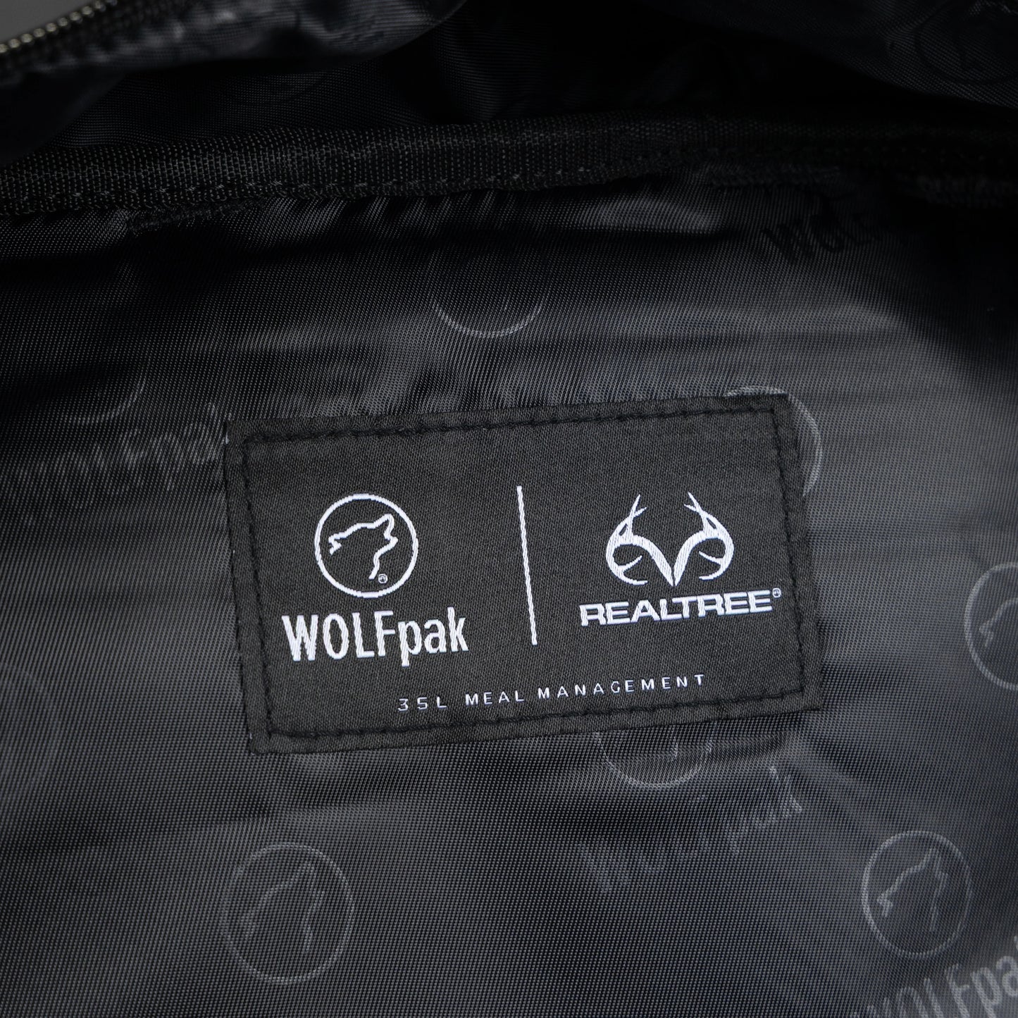 Realtree WOLFpak 35L Meal Prep Management Black Camo Backpack - Realtree EDGE Colors