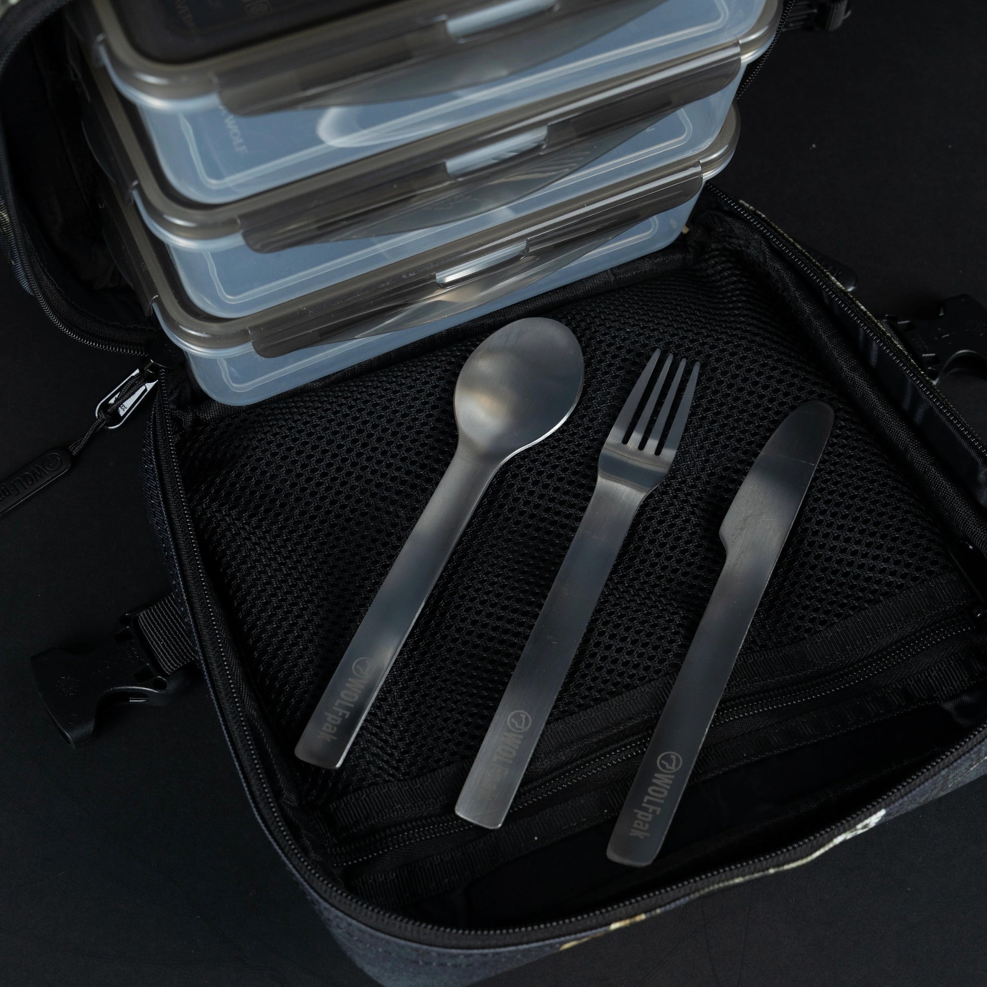 Realtree WOLFpak 35L Meal Prep Management Black Camo Backpack - Realtree EDGE Colors