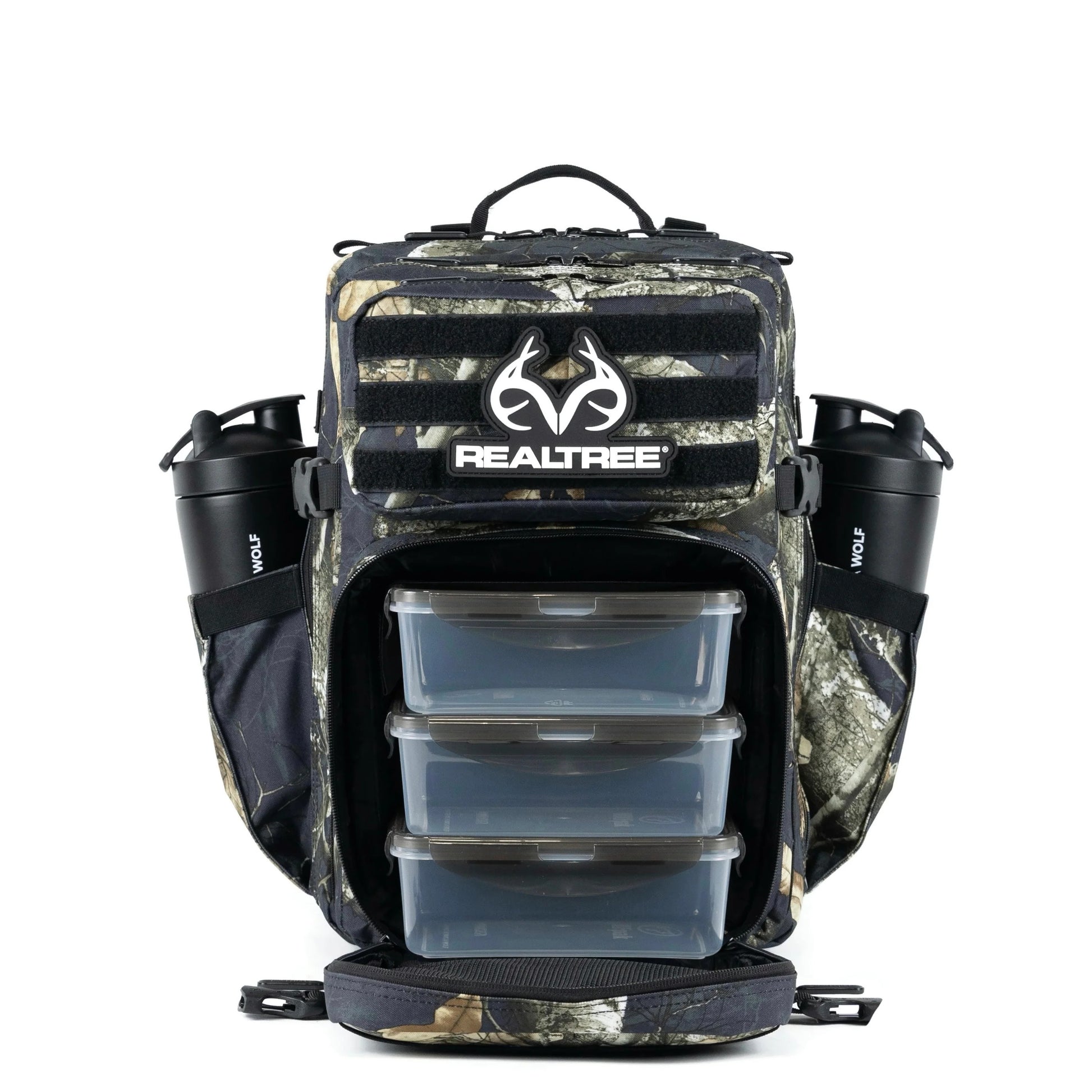 Realtree WOLFpak 35L Meal Prep Management Black Camo Backpack - Realtree EDGE Colors