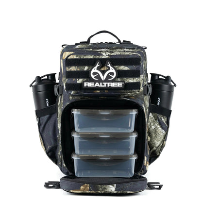 Realtree WOLFpak 35L Meal Prep Management Black Camo Backpack - Realtree EDGE Colors