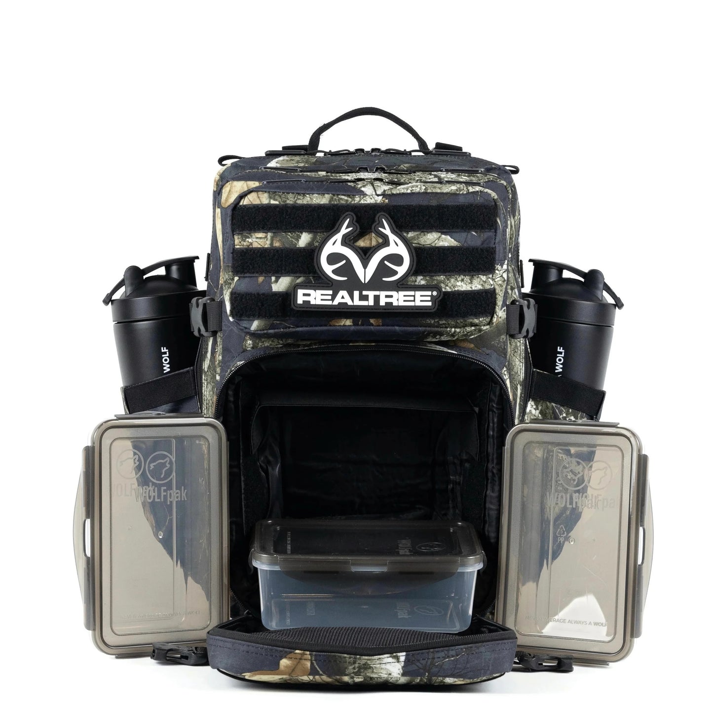 Realtree WOLFpak 35L Meal Prep Management Black Camo Backpack - Realtree EDGE Colors