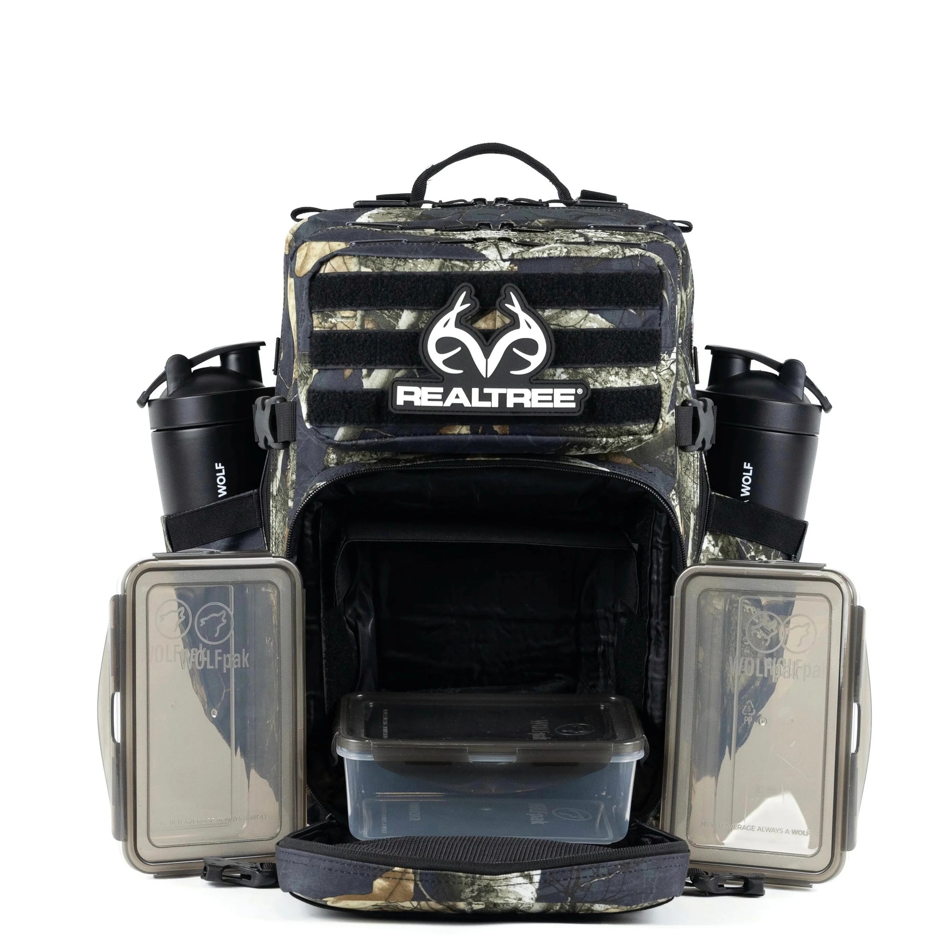 Realtree WOLFpak 35L Meal Prep Management Black Camo Backpack - Realtree EDGE Colors