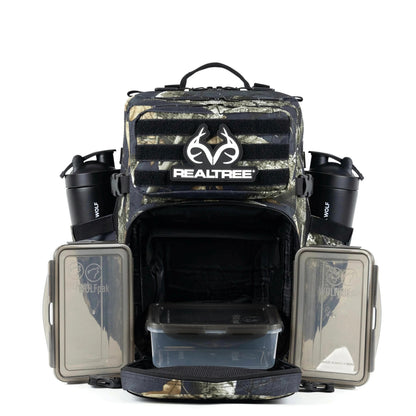 Realtree WOLFpak 35L Meal Prep Management Black Camo Backpack - Realtree EDGE Colors