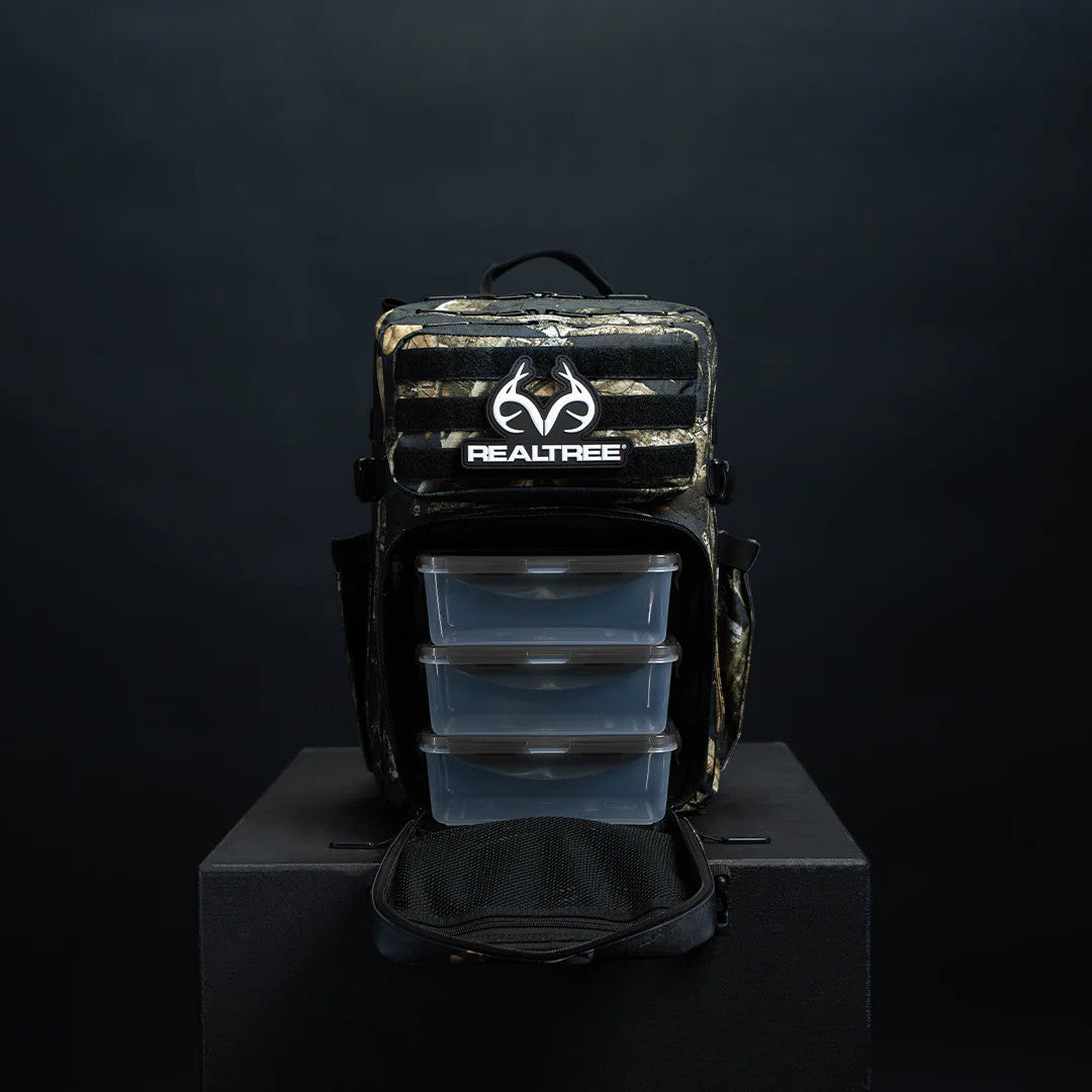 Realtree WOLFpak 35L Meal Prep Management Black Camo Backpack - Realtree EDGE Colors