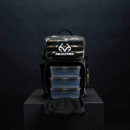 Realtree WOLFpak 35L Meal Prep Management Black Camo Backpack - Realtree EDGE Colors