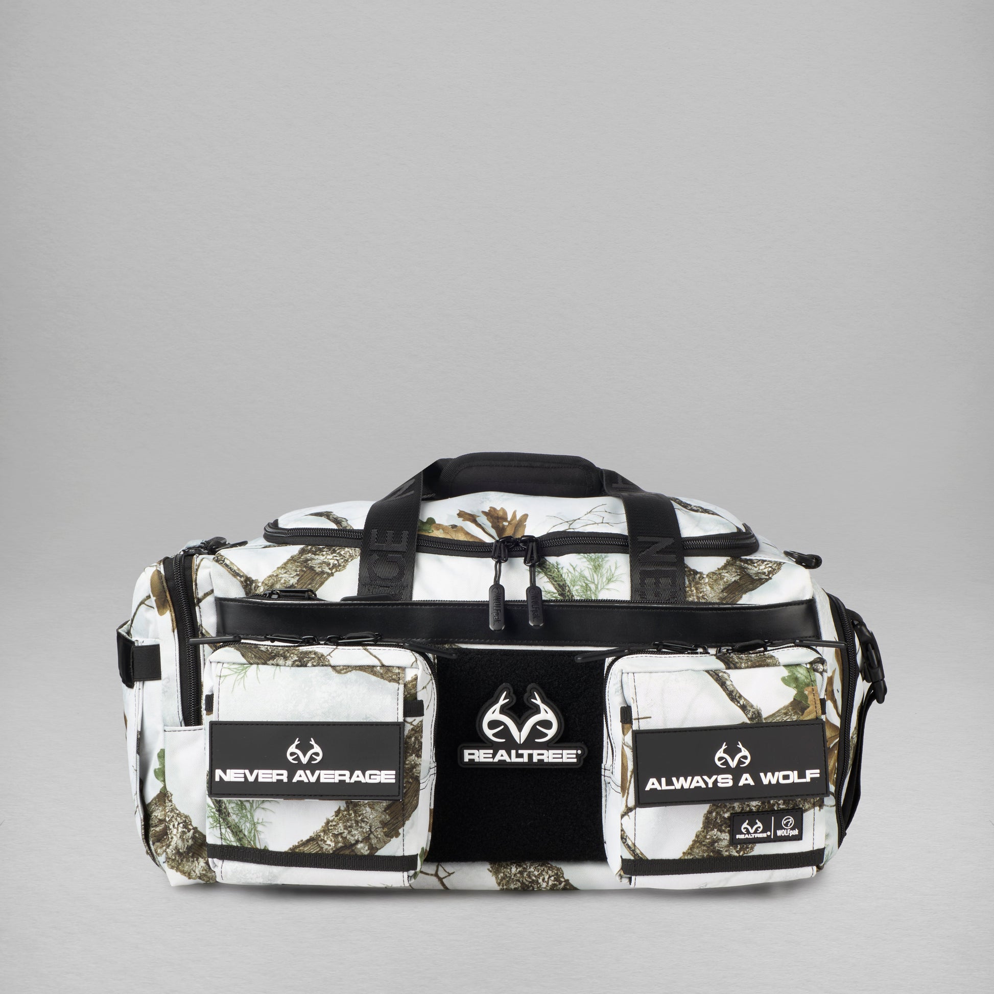 Realtree WOLFpak 30L Perfect Camo Duffle Bag - Realtree APX Snow