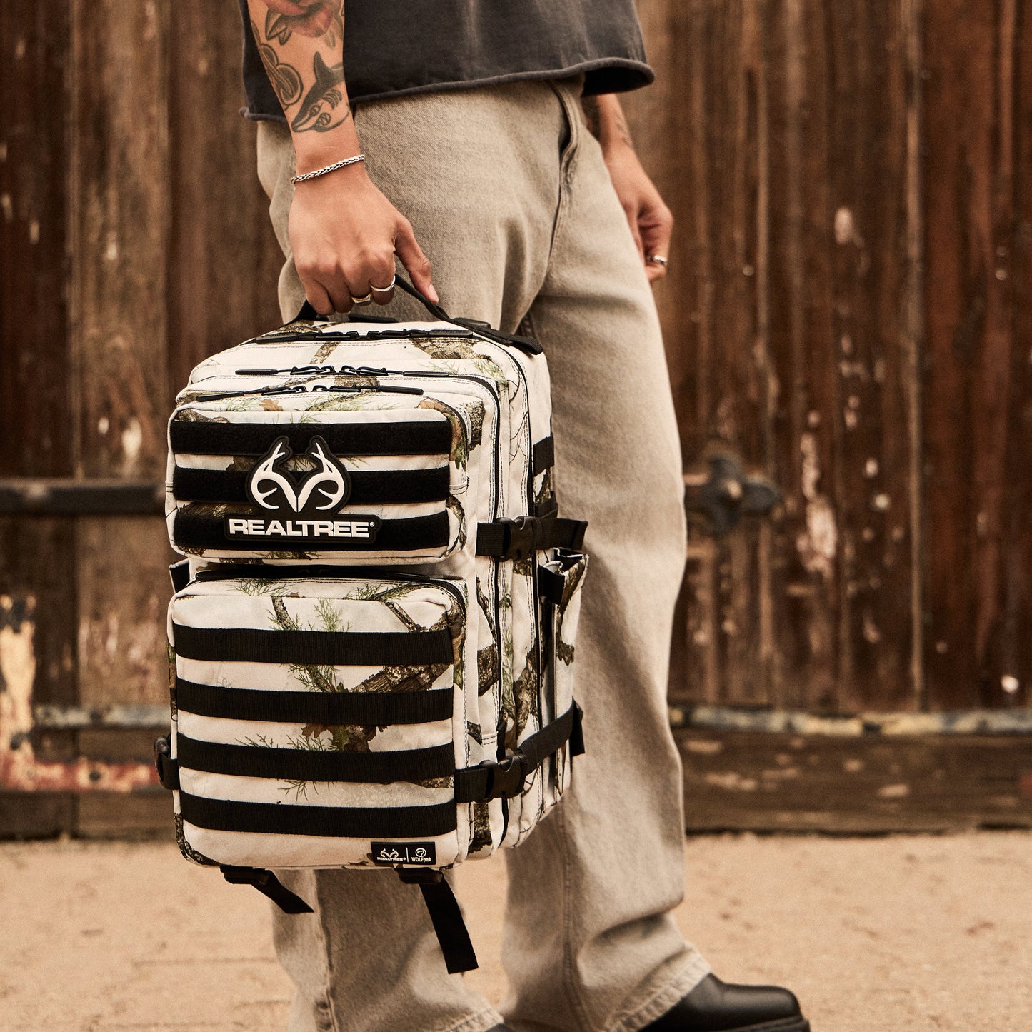 Realtree WOLFpak 35L Camo Backpack - Realtree APX Snow