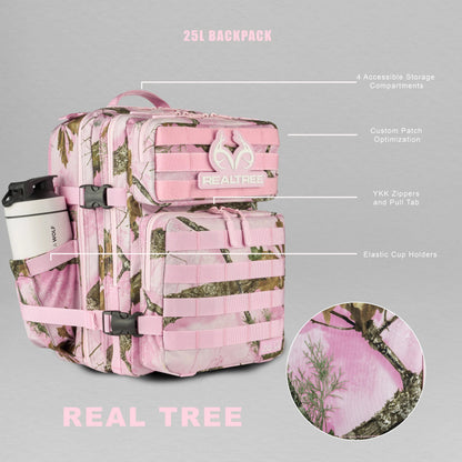 Realtree WOLFpak 25L Flushing Pink Camo Backpack - Realtree APX Colors