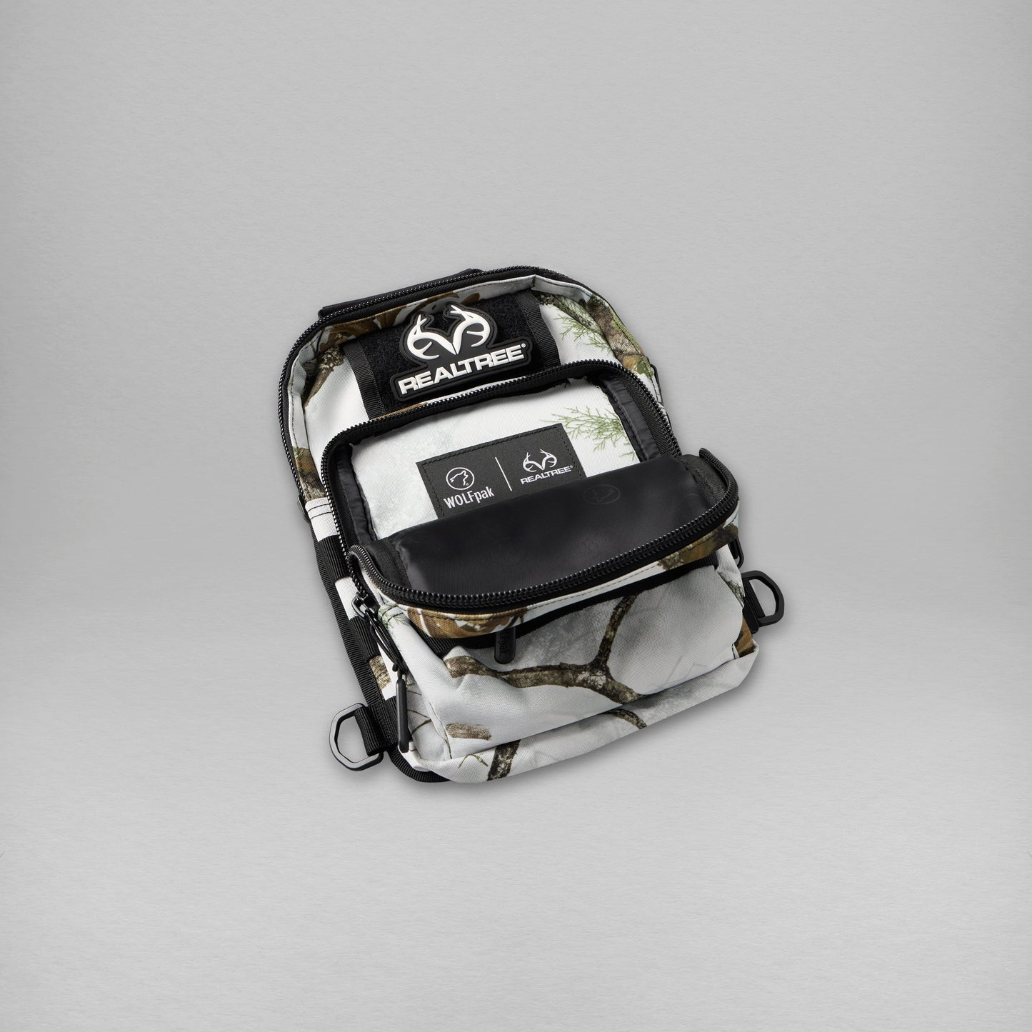 Realtree WOLFpak 9L Tactical Camo Sling Bag - Realtree APX Snow