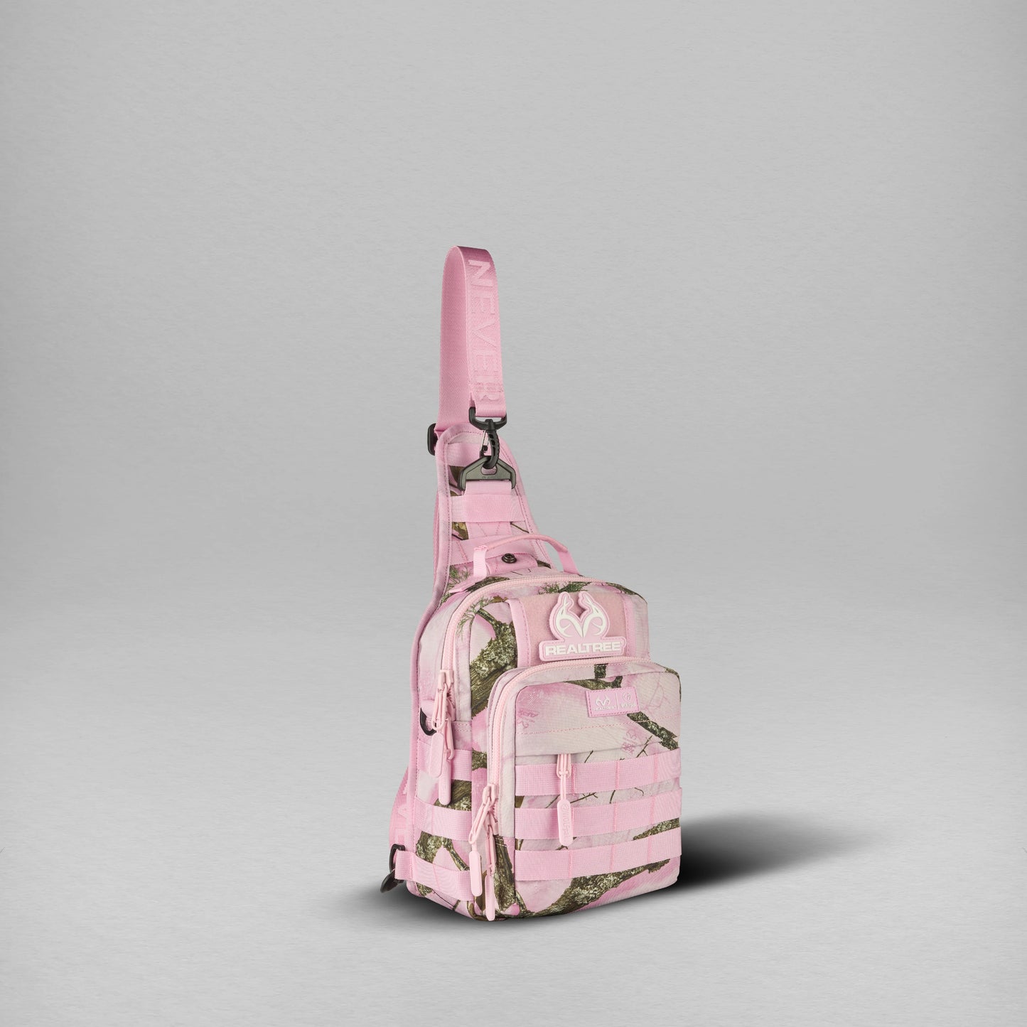 Realtree WOLFpak 9L Flushing Pink Camo Tactical Sling Bag - Realtree APX Colors