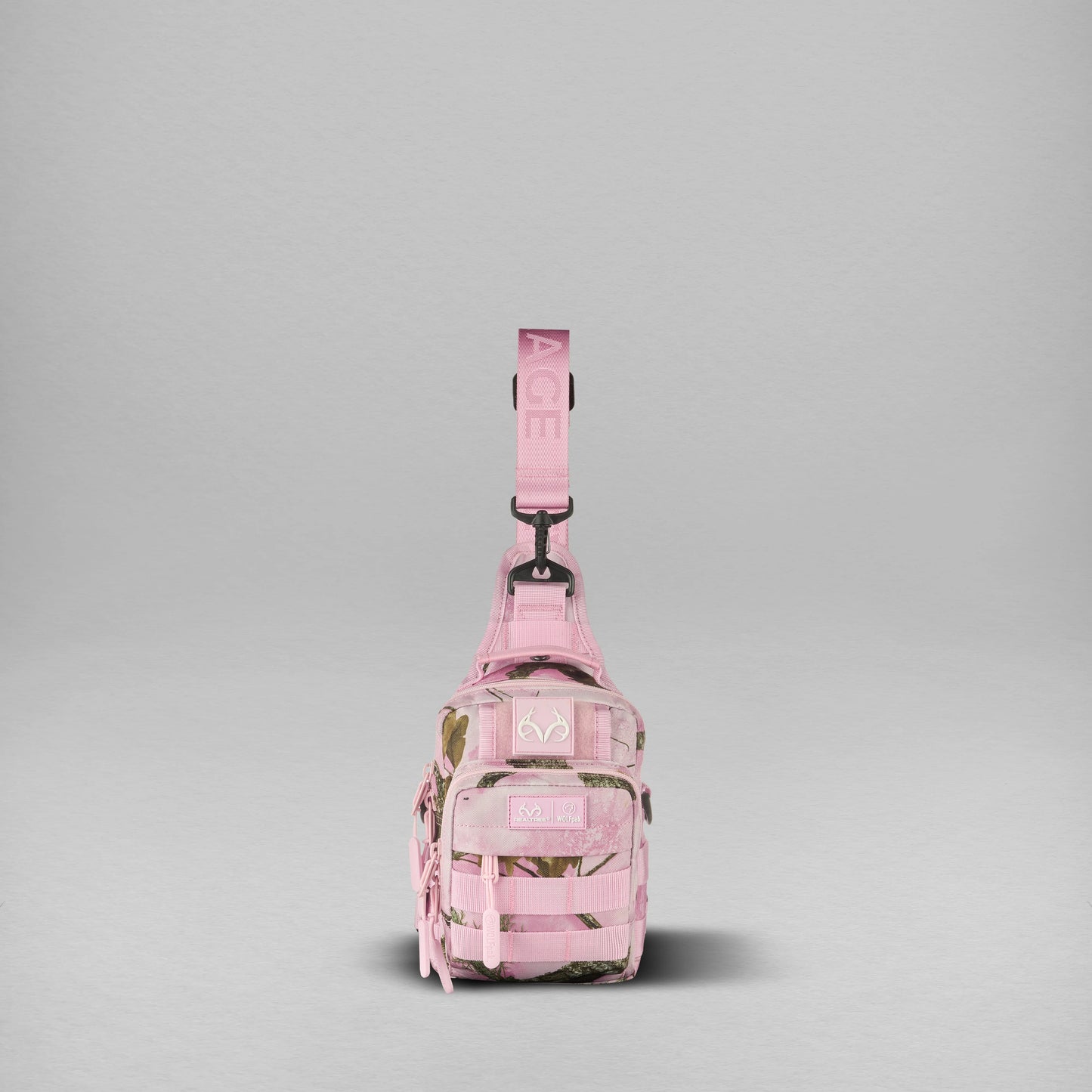 Realtree WOLFpak 4L Flushing Pink Camo Tactical Mini Sling Bag - Realtree APX Colors