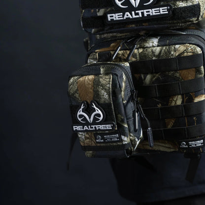 Realtree WOLFpak Tactical EDC Black Camo Pouch Attachment Bag - Realtree EDGE Colors