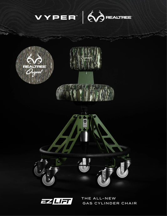 Realtree Vyper Industrial Elevated Steel Frame Camo Chair - Realtree Original