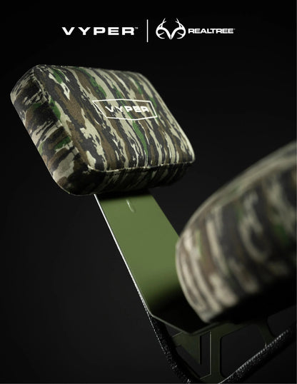 Realtree Vyper Industrial Elevated Steel Frame Camo Chair - Realtree Original