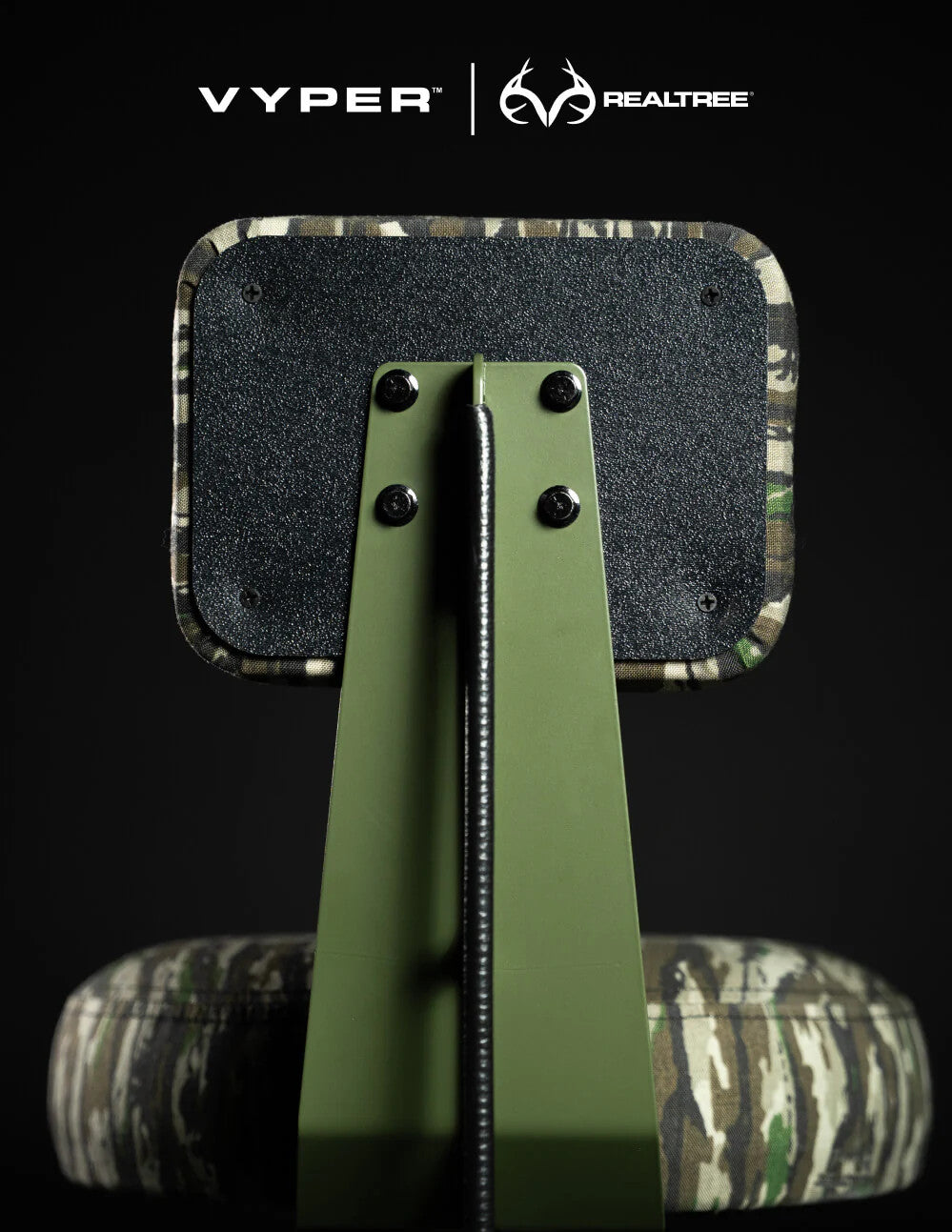 Realtree Vyper Industrial Elevated Steel Frame Camo Chair - Realtree Original