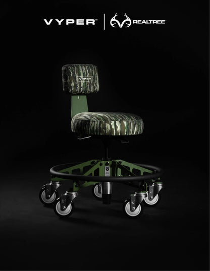Realtree Vyper Industrial Steel Frame Camo Chair - Realtree Original