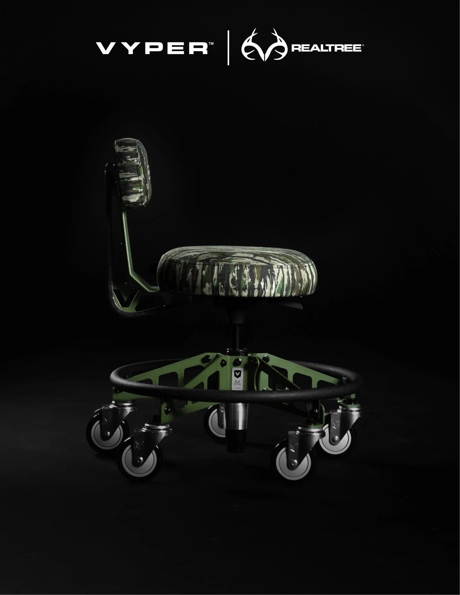 Realtree Vyper Industrial Steel Frame Camo Chair - Realtree Original