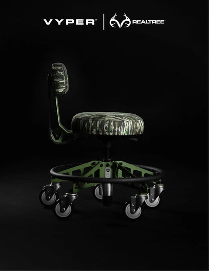 Realtree Vyper Industrial Steel Frame Camo Chair - Realtree Original
