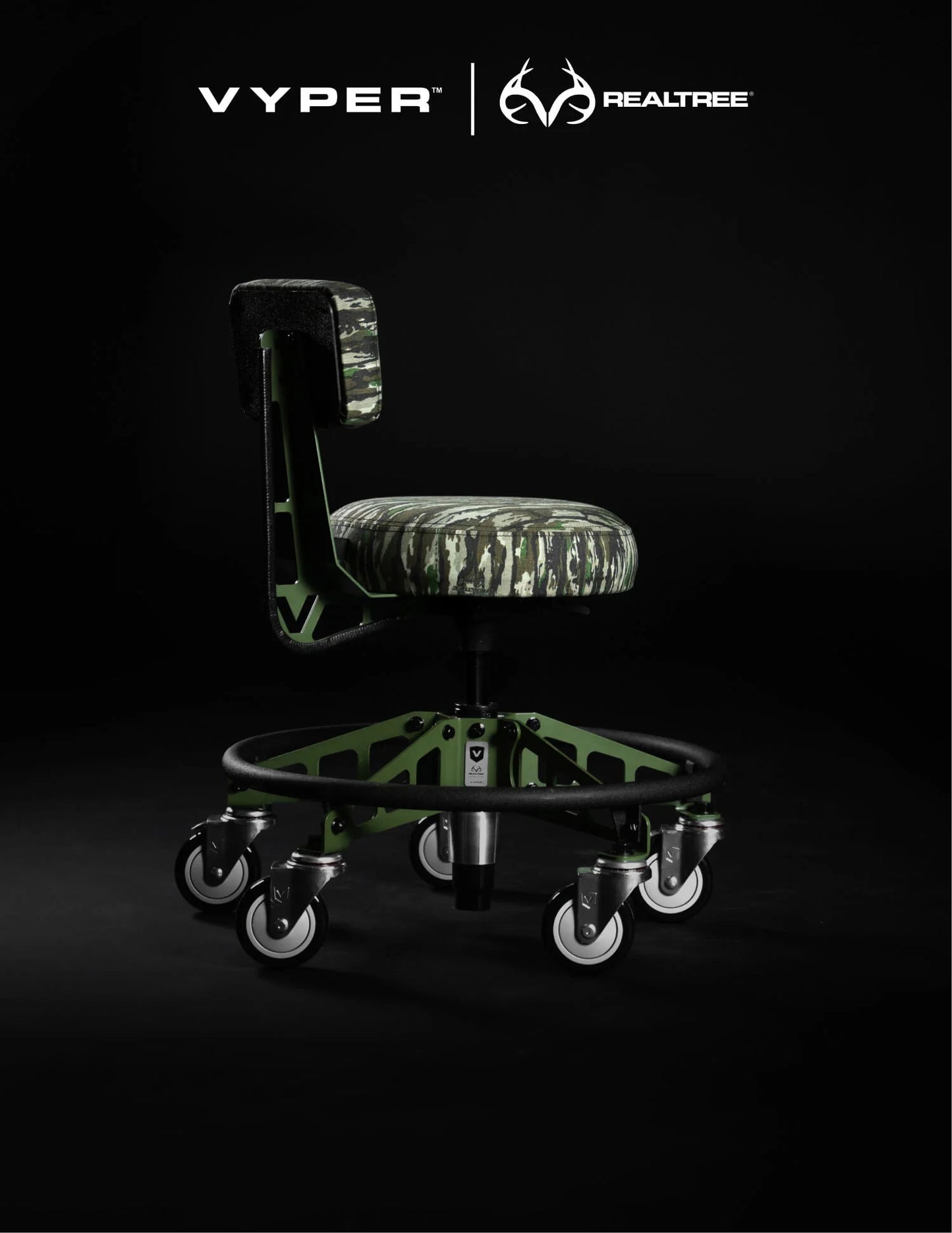 Realtree Vyper Industrial Steel Frame Camo Chair - Realtree Original
