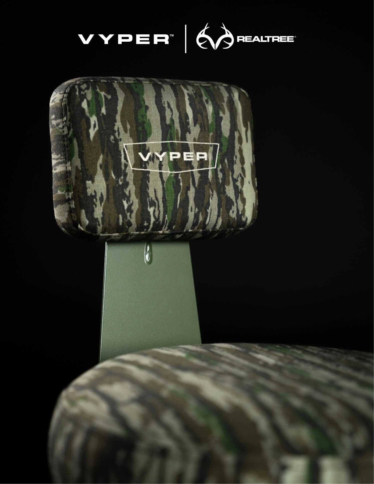 Realtree Vyper Industrial Steel Frame Camo Chair - Realtree Original