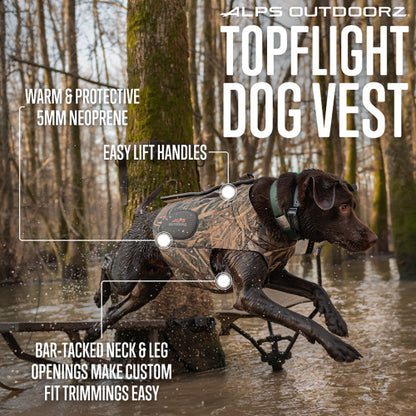 Realtree ALPS OutdoorZ Topflight Dog Vest (LG) - Realtree MAX-7