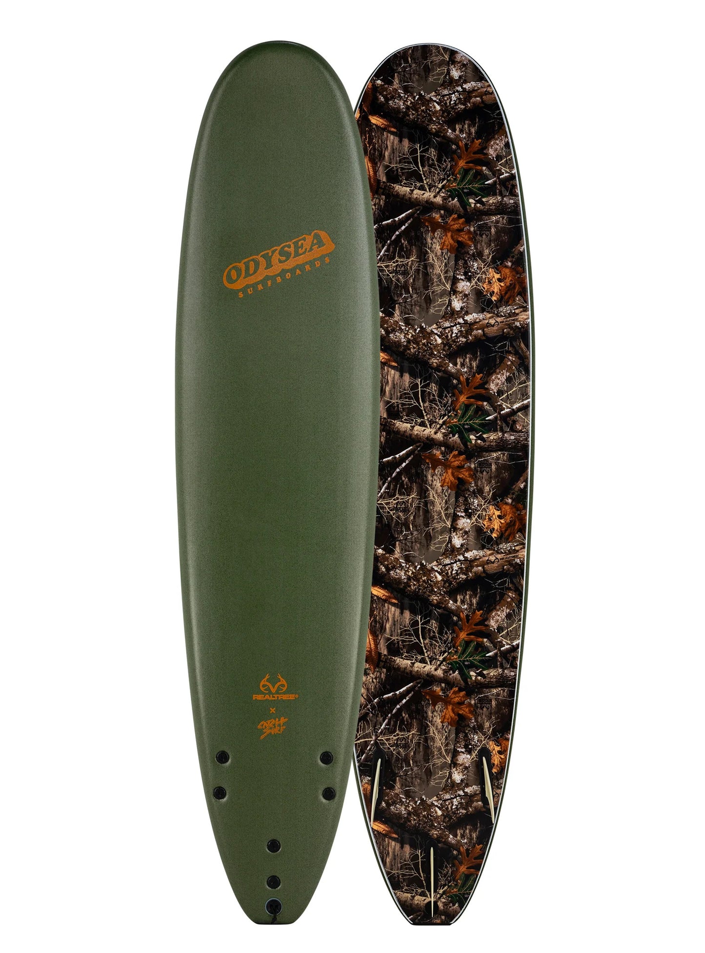 Realtree Catch Surf Odysea LOG - Thruster Camo Surfboard - Realtree EDGE