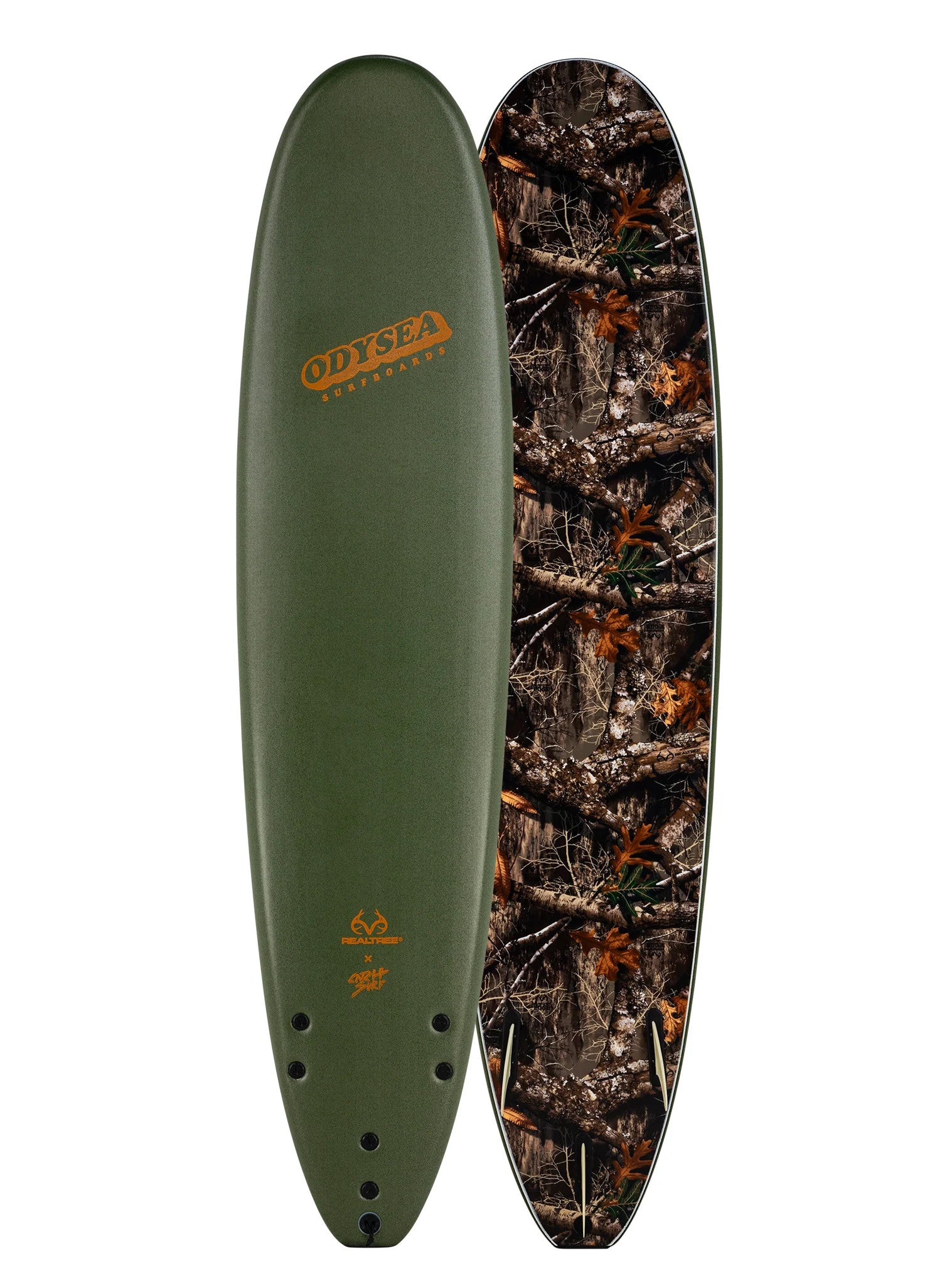 Realtree Catch Surf Odysea LOG - Thruster Camo Surfboard - Realtree EDGE