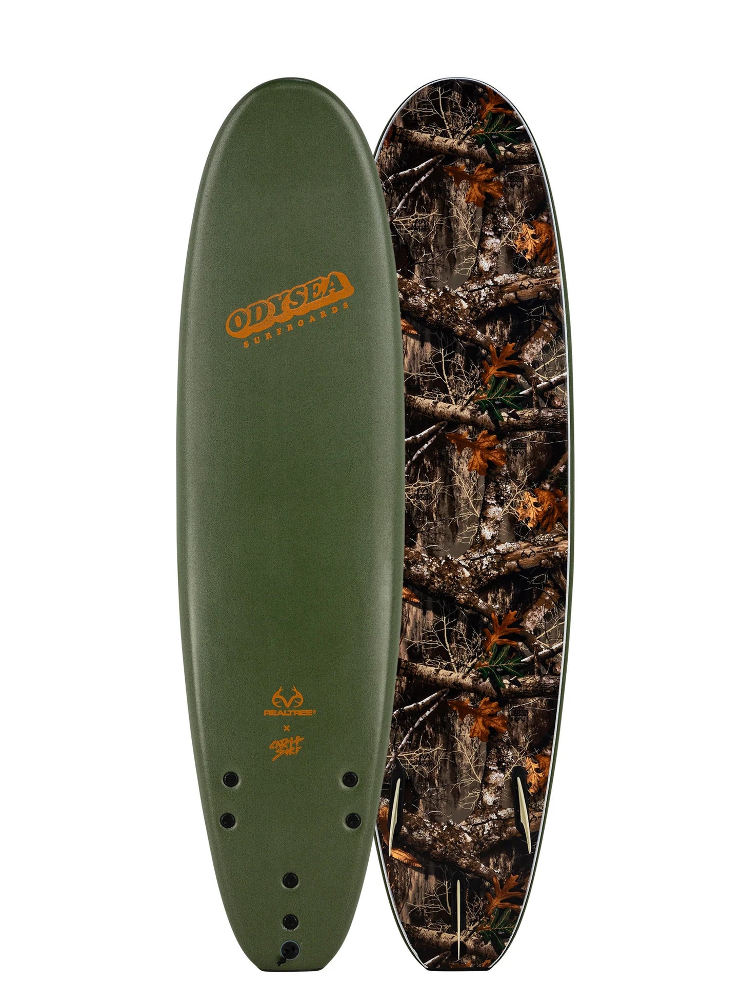 Realtree Catch Surf Odysea LOG - Thruster Camo Surfboard - Realtree EDGE