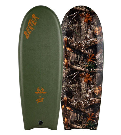Realtree Catch Surf Beater Original 54 - Finless Camo Surfboard - Realtree EDGE
